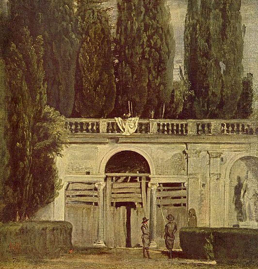 Im Garten der Villa Medici in Rom